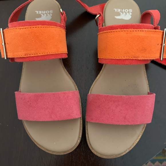 SOREL Womens Ella III Pink Slingbacks Size 9 - Picture 3 of 4